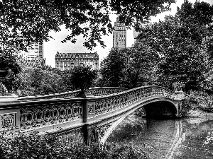 Central Park, bridge