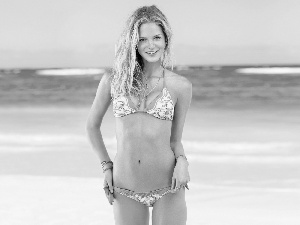 pretty, Erin Heatherton, sea, model