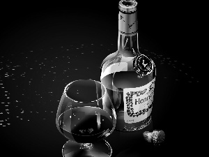 glass, cognac, Hennessy