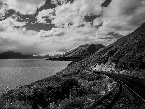 Way, Mountains, New Zeland, Lake Wakatipu, Queenstown