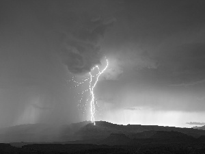 Storm, lightning