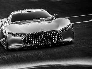 silver, Mercedes AMG Vision Gran Turismo