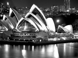 Australia, Sydney Opera House, Night, Sydney