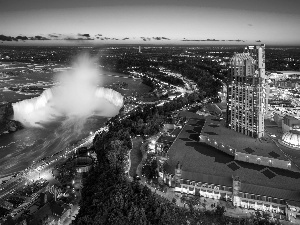 Aerial View, Niagara Falls, Picture of Town
