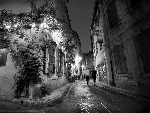Houses, Saint Remy De Provence, France, Street