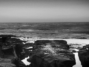 sea, Stones