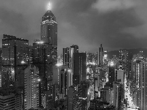 skyscraper, Hong Kong, Town