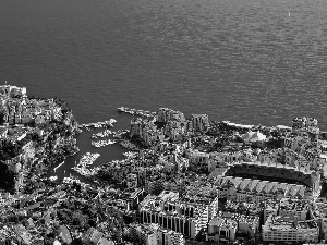 Aerial View, Monaco, Town