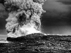 eruption, volcano