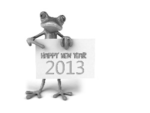 year, frog, New