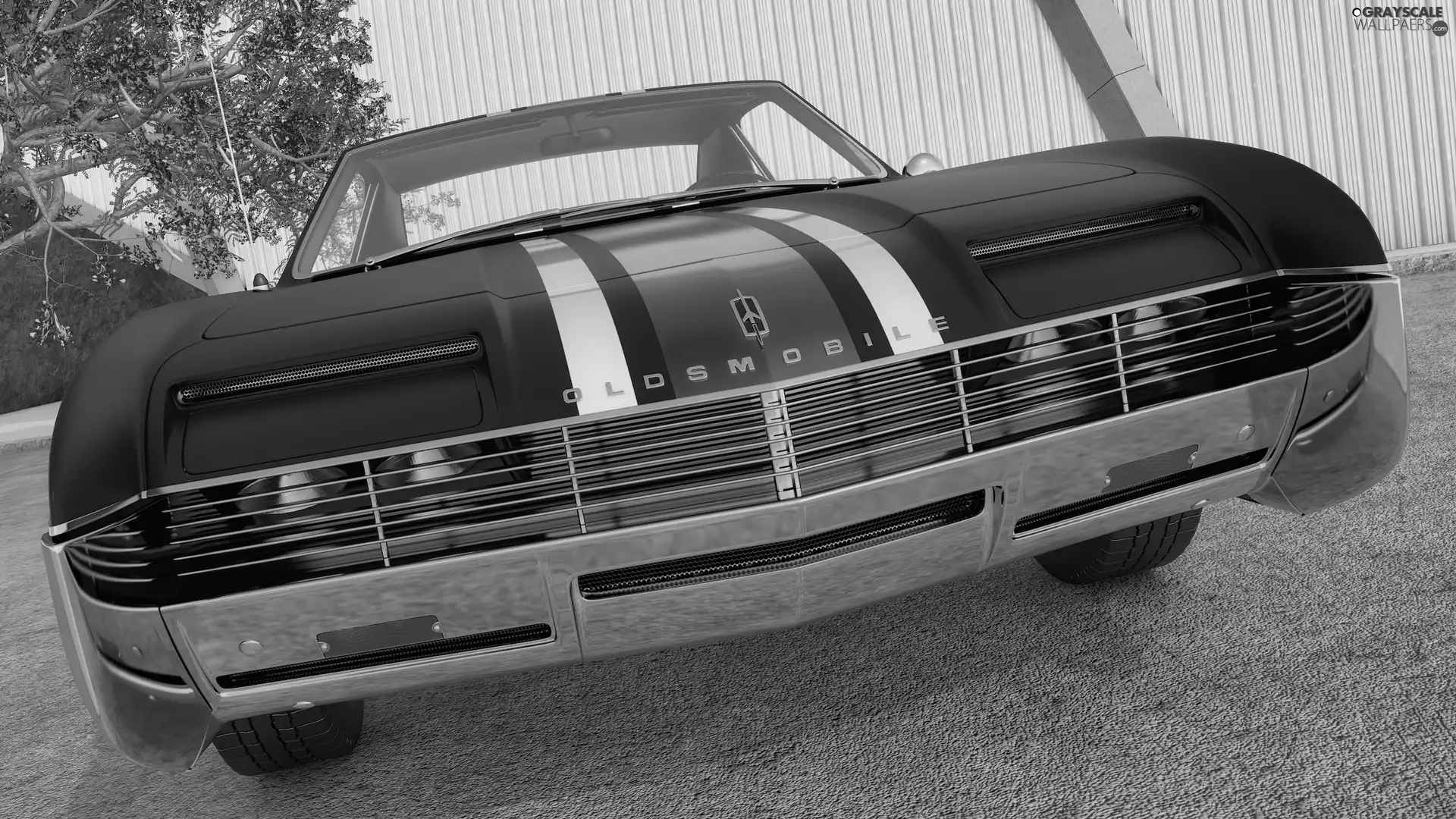 antique, 1966, 3D, Oldsmobile Toronado