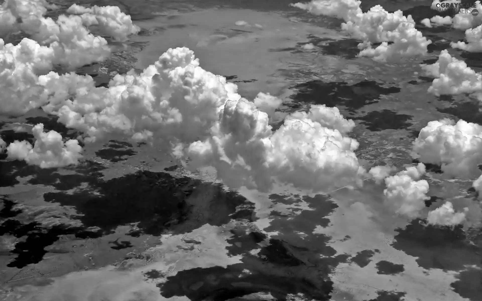 clouds, Above the Earth