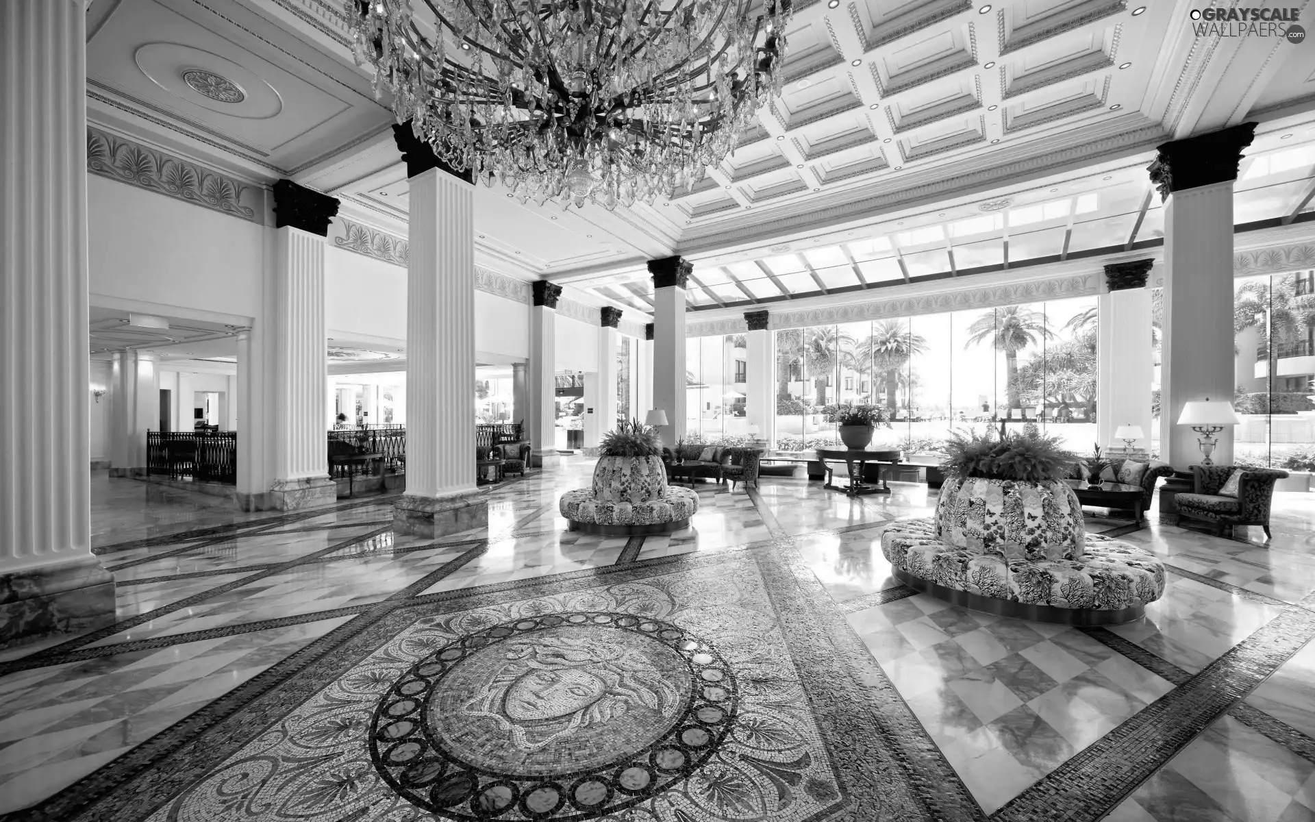 interior, Palazzo Versace, Australia, Hotel hall
