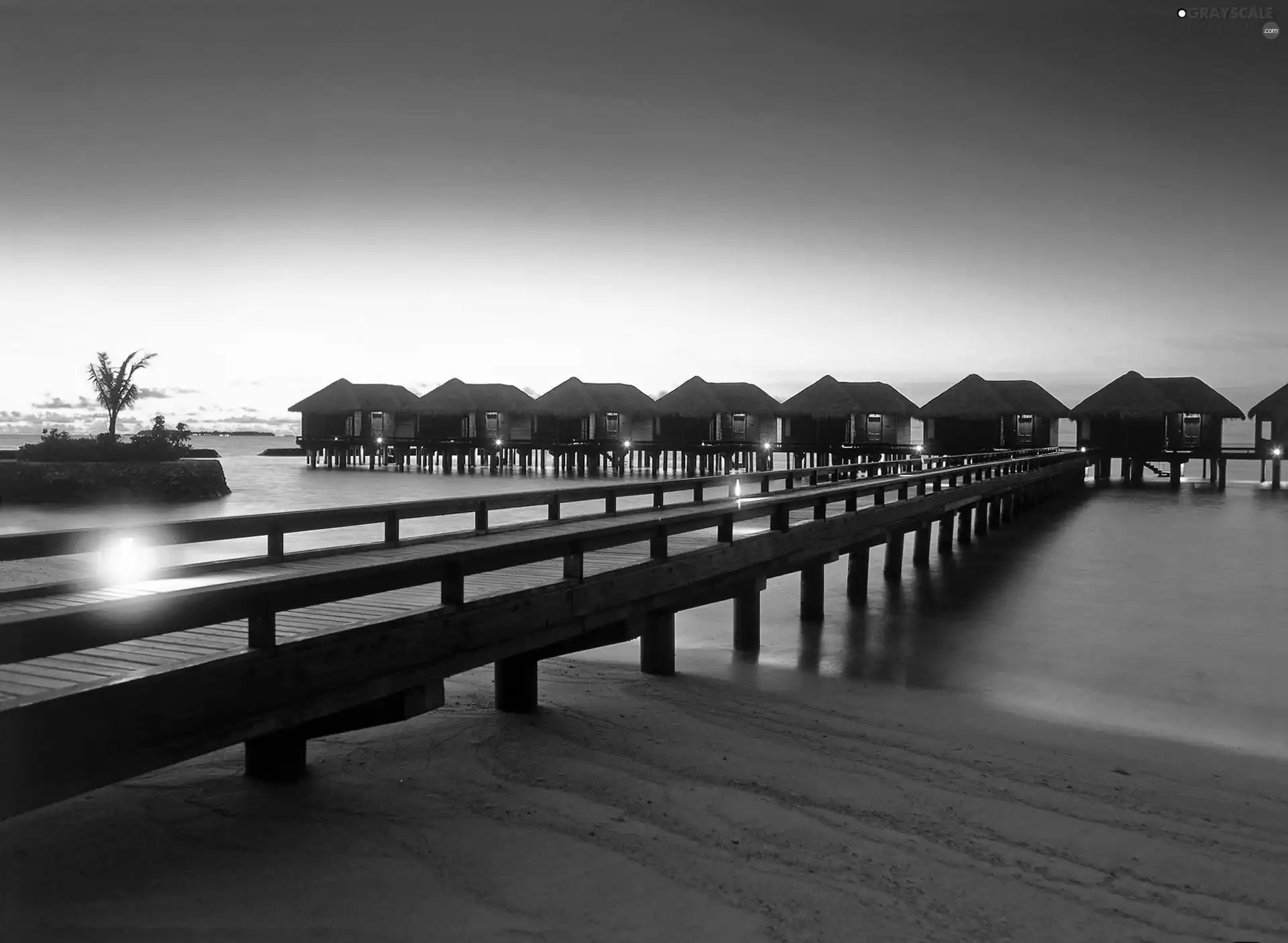 boutique hotels, pier, Tropical, Maldives, Ocean
