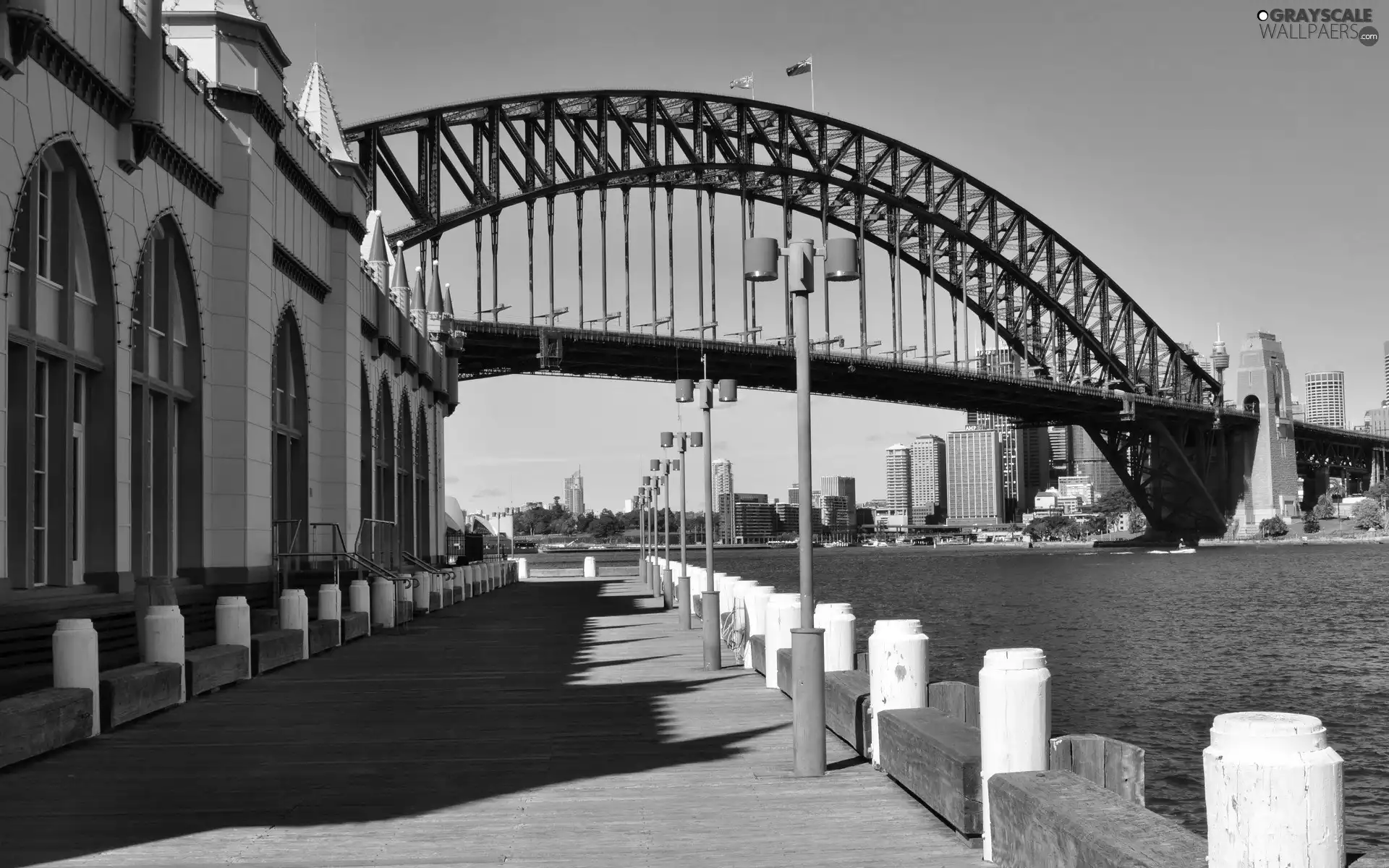 Sydney, boulevard, bridge, Australia