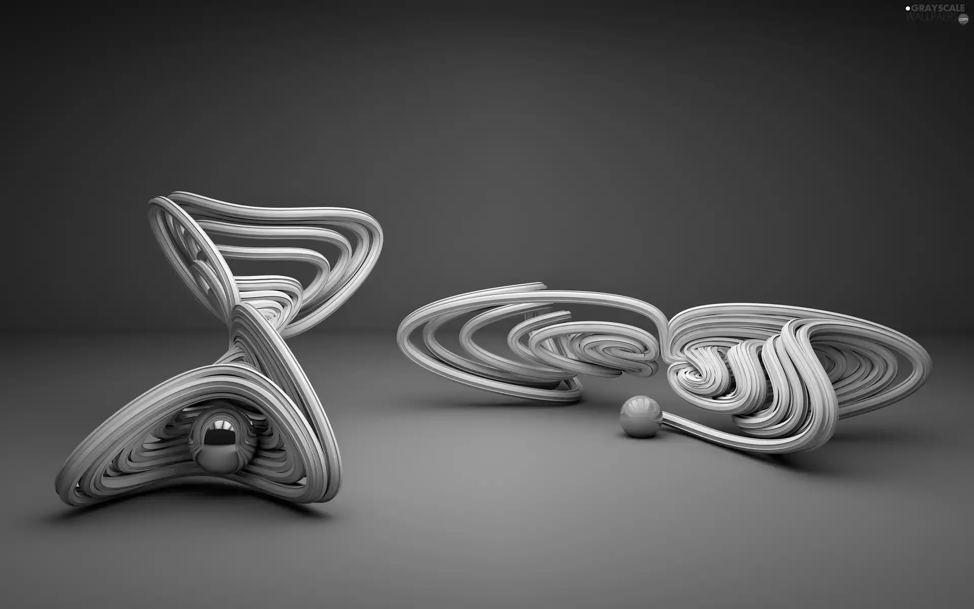 3D Graphics, Twisted, cables, Vectorial