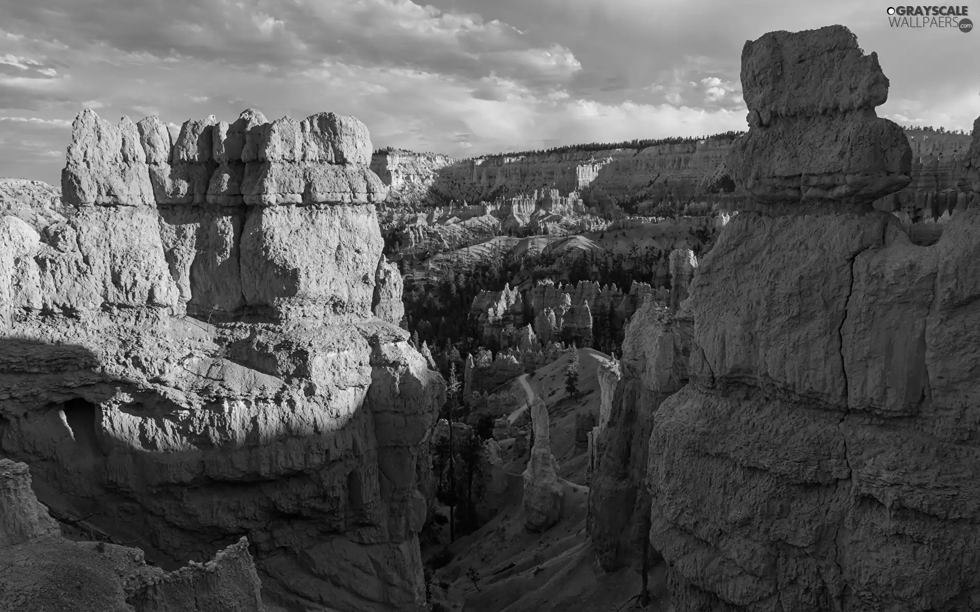 Utah State, The United States, Limestone Rocks, canyon, Bryce Canyon National Park