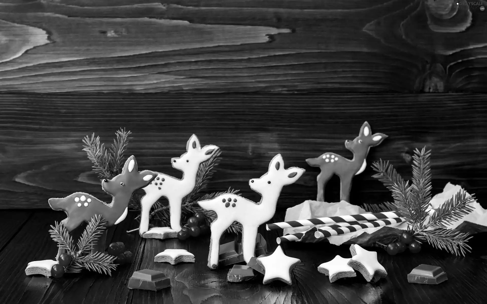 ginger, decoration, Christmas, deer