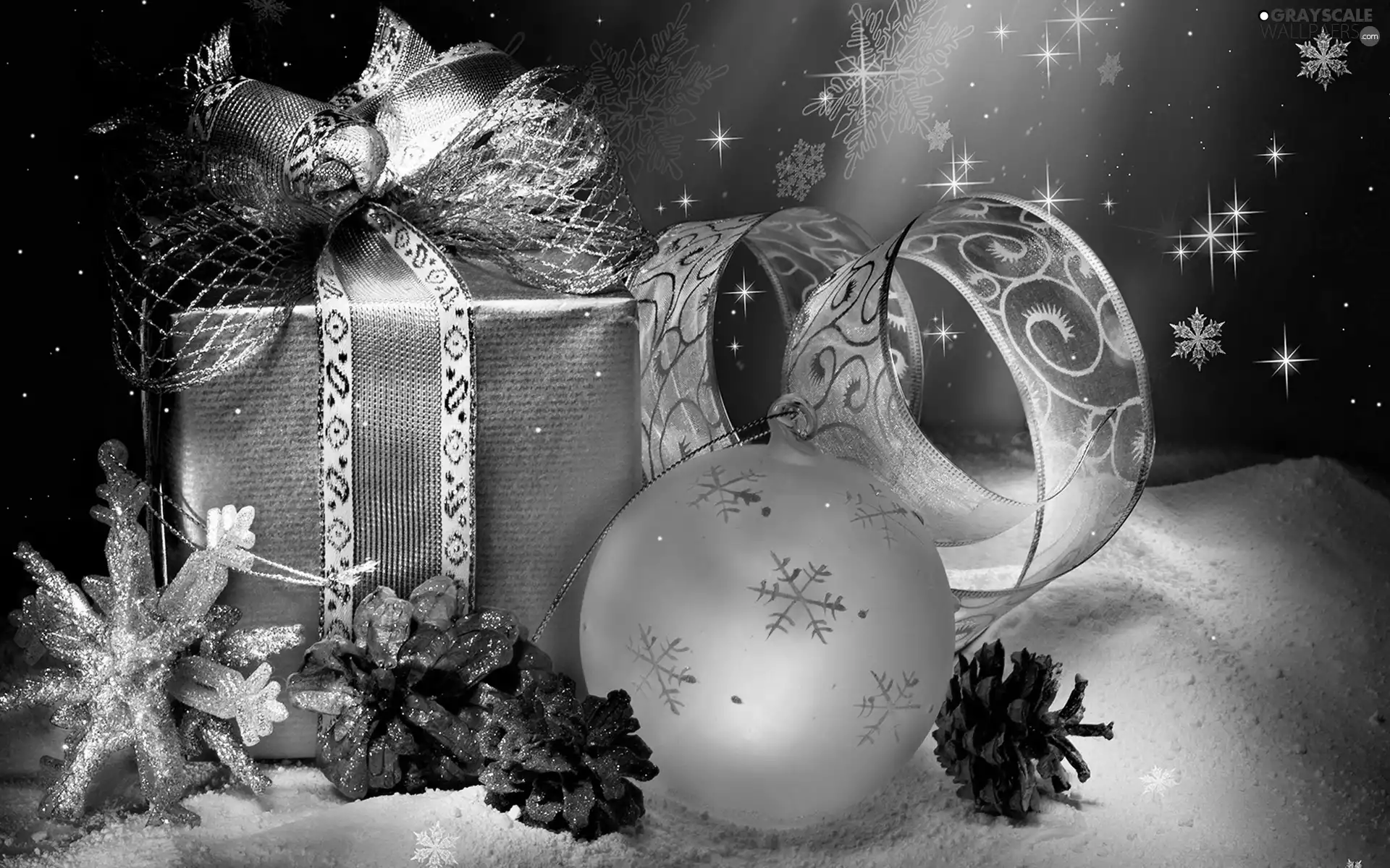 Present, ornamentation, Christmas, bauble