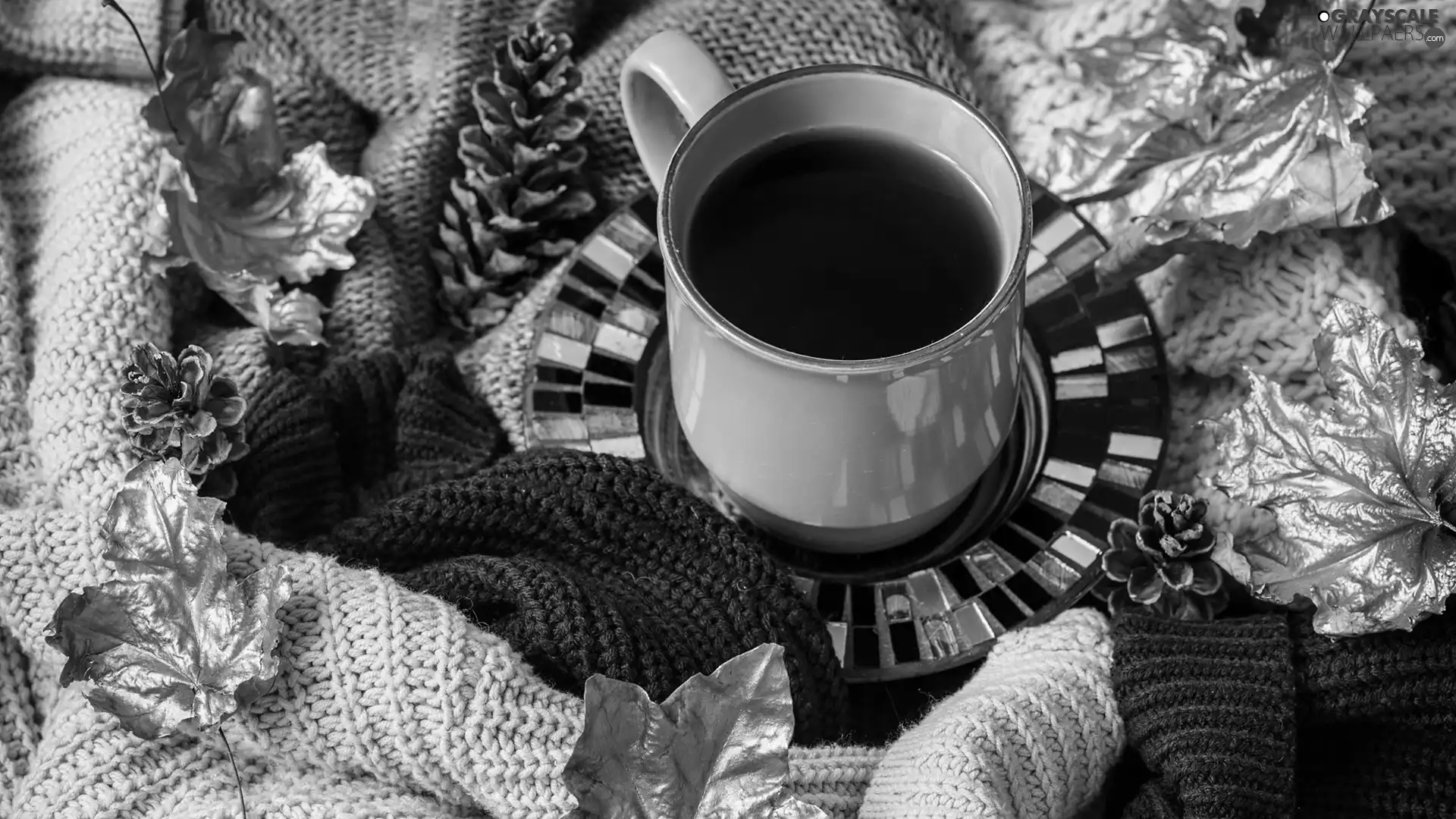 coffee, Leaf, sweater, Cup
