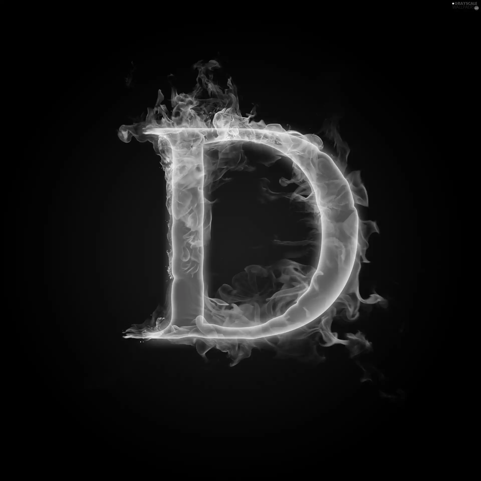 D, Fire, letter