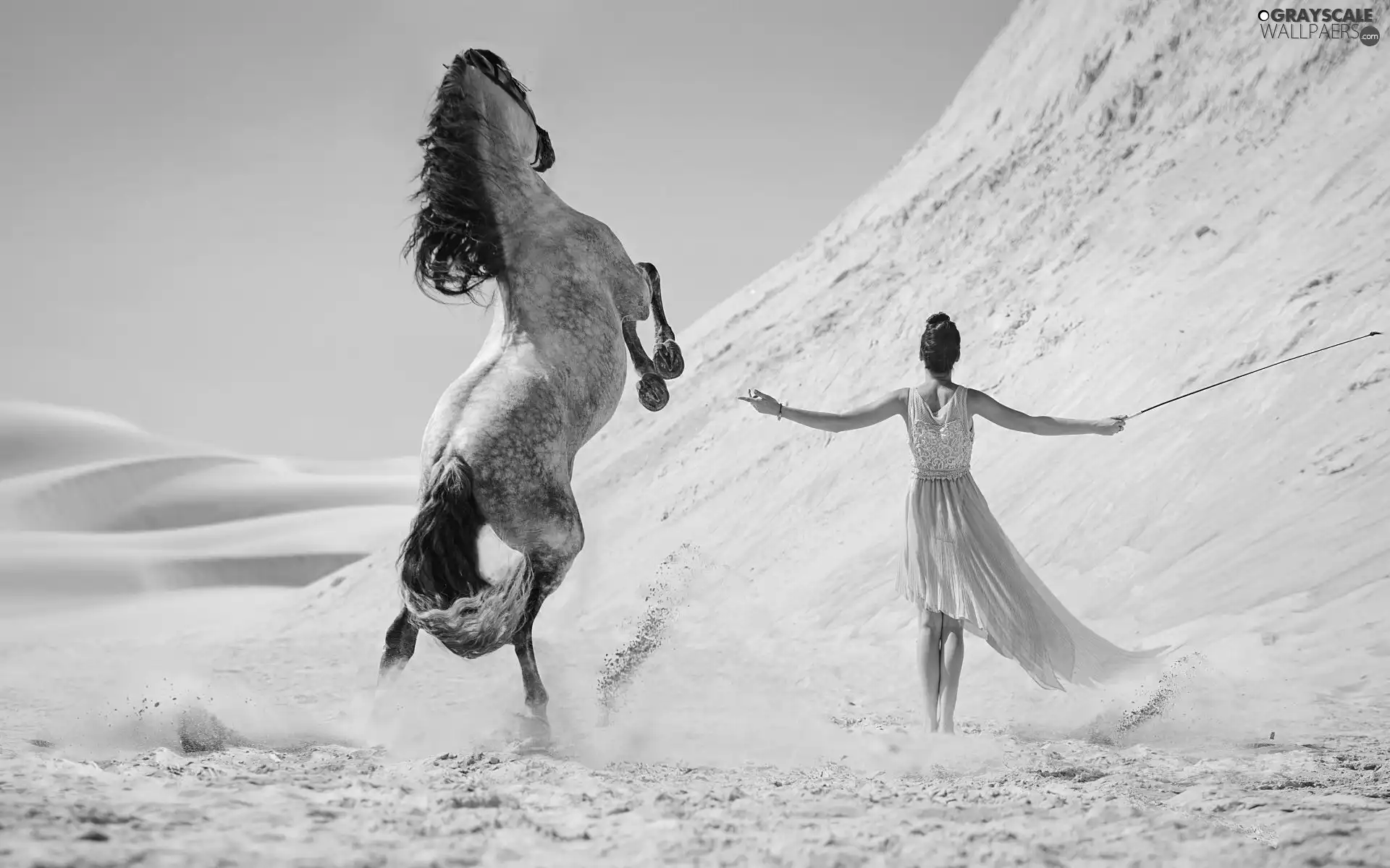 Desert, Women, Horse