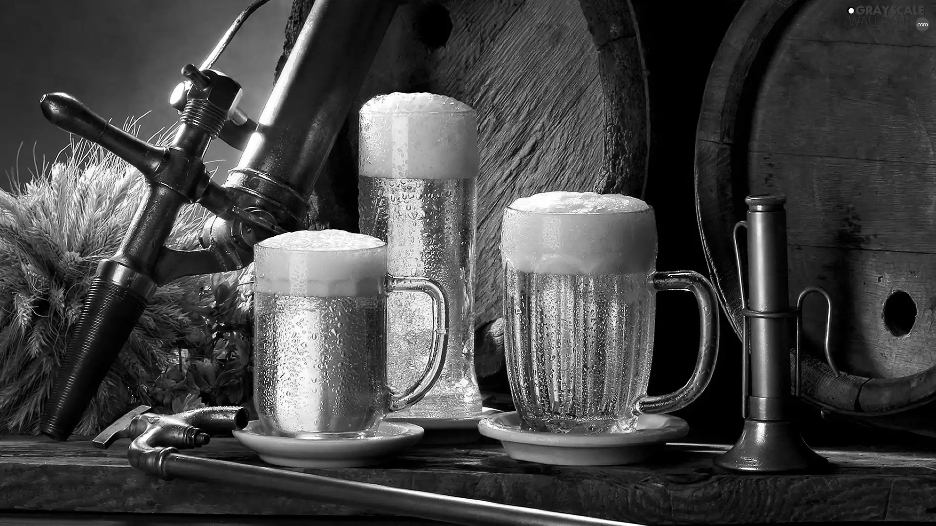 drums, Beer, Mugs