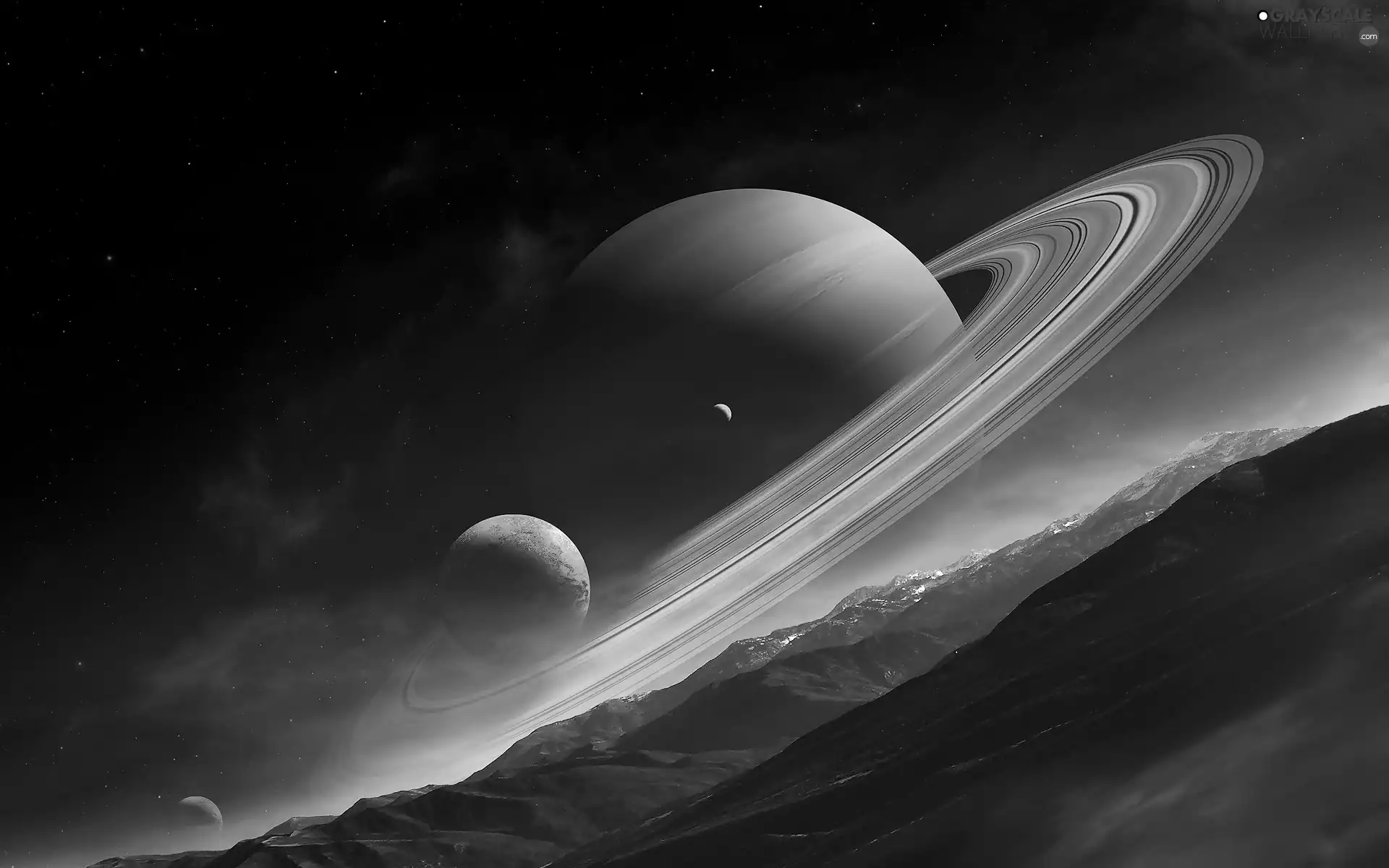 Universe, Saturn, fantasy, Planet