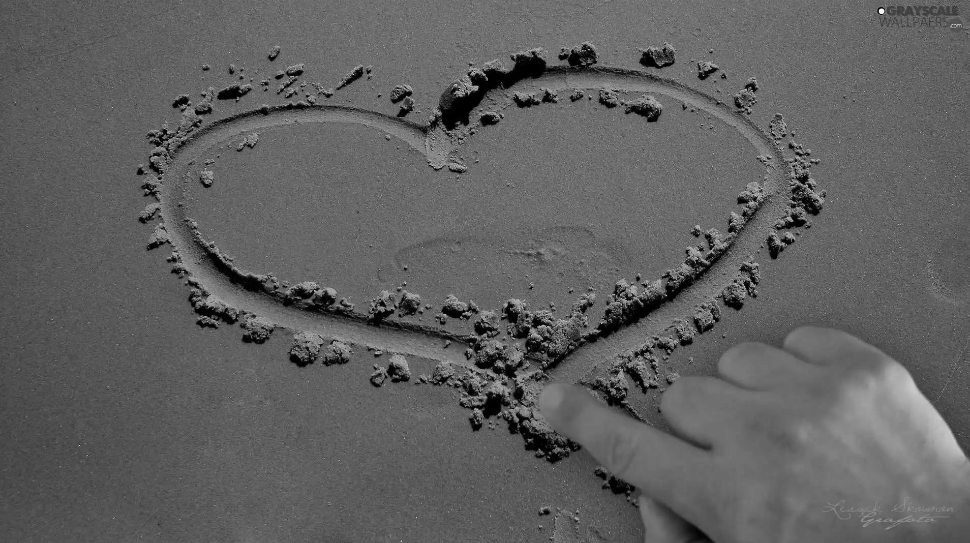 finger, Sand, Beaches