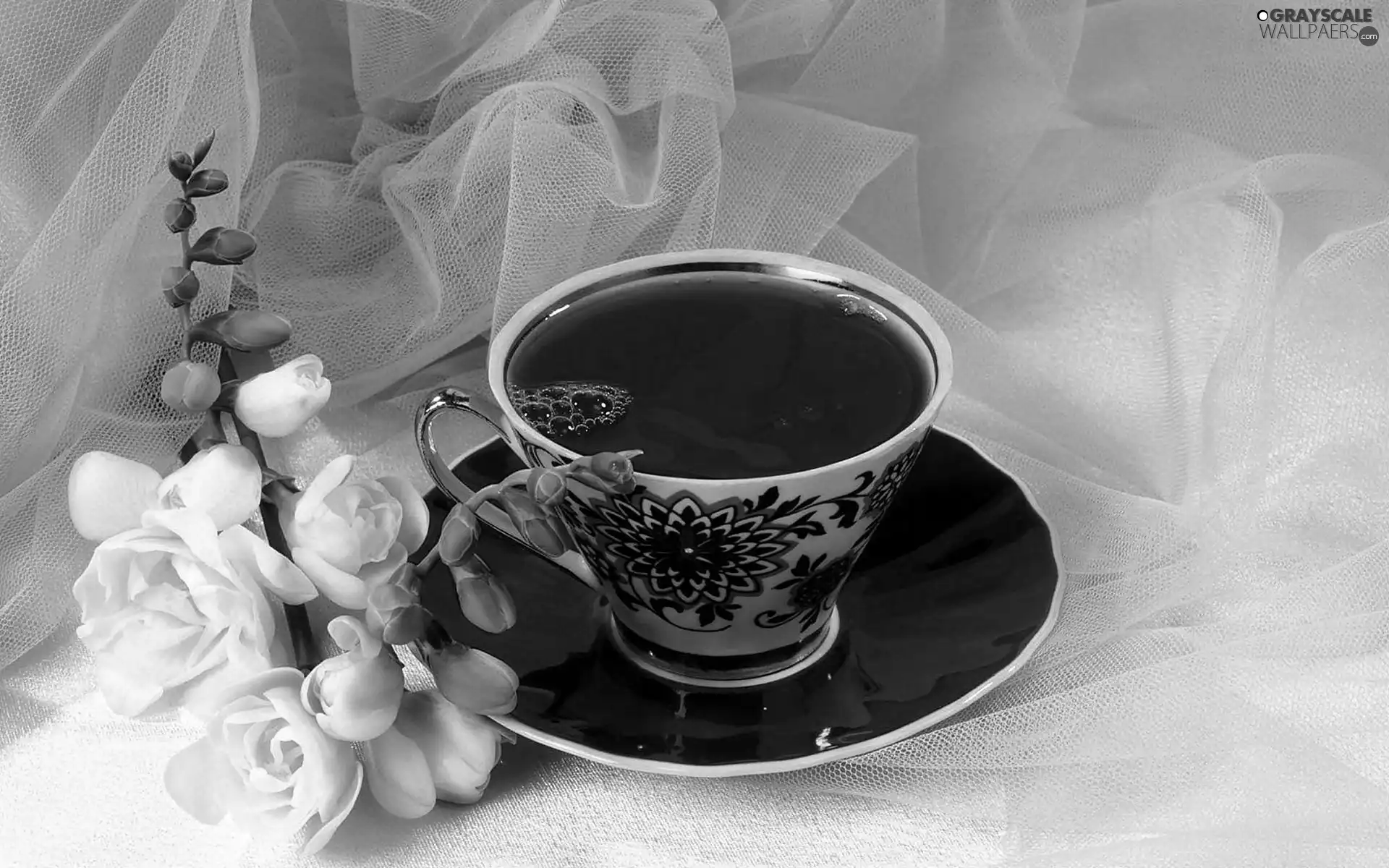 Flower, cup, tea