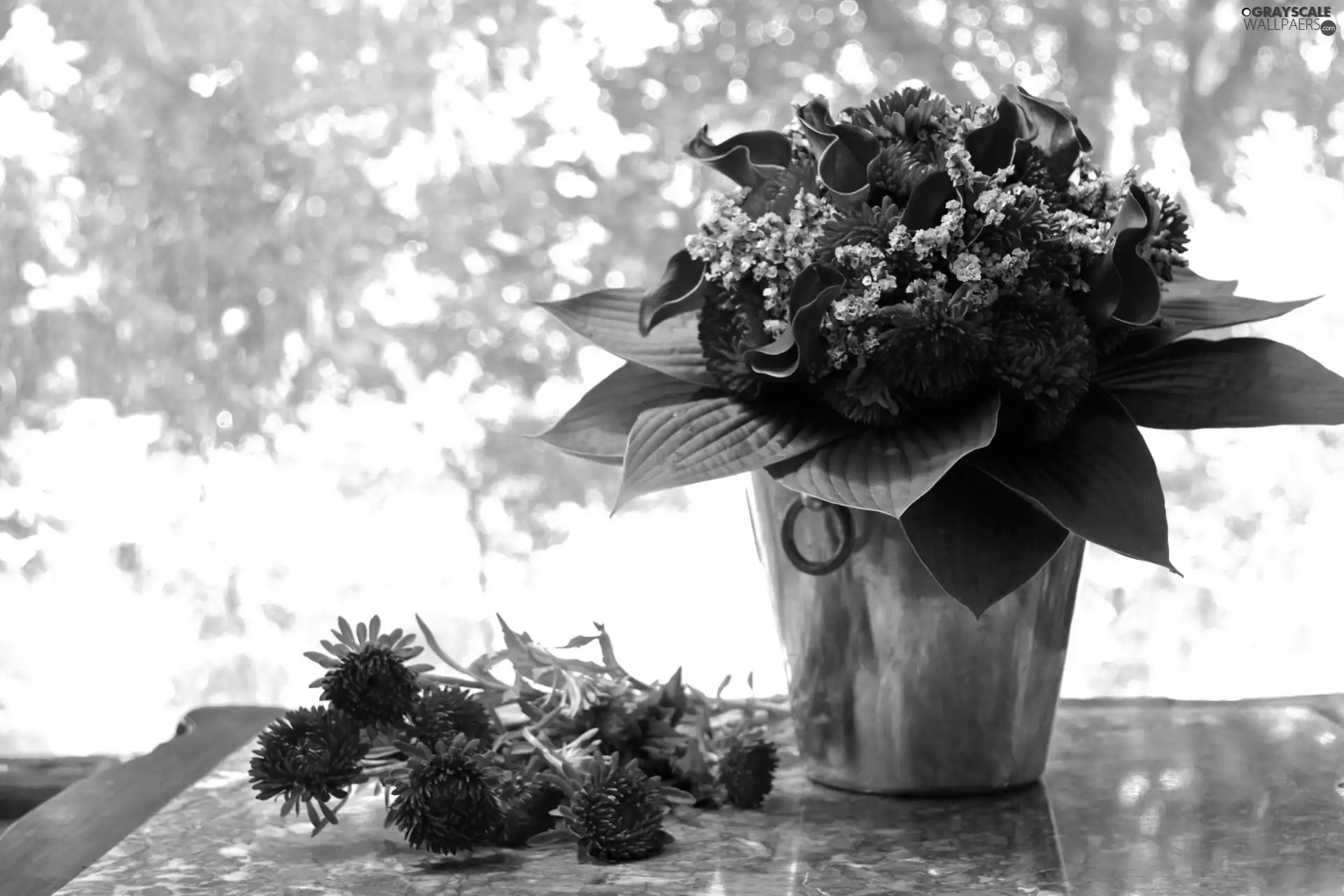 flowers, bouquet, maroon