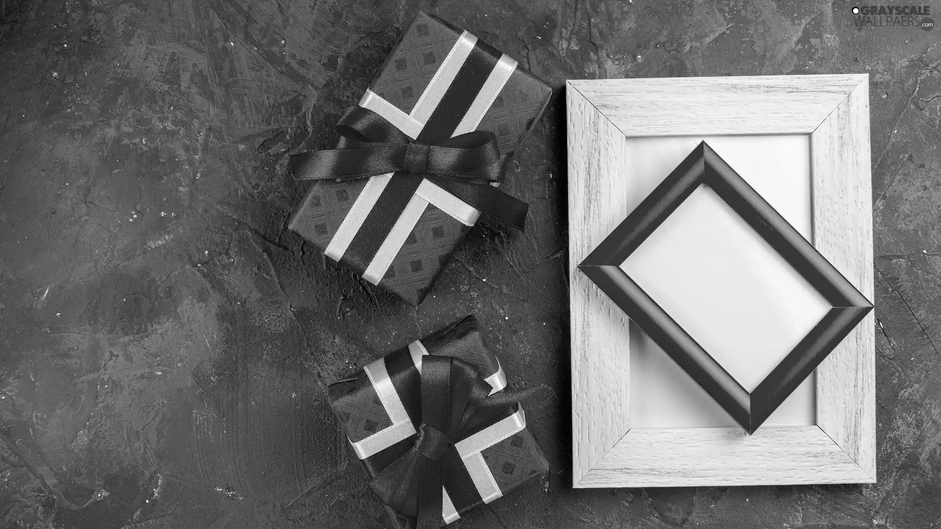 gifts, dark, background, frame