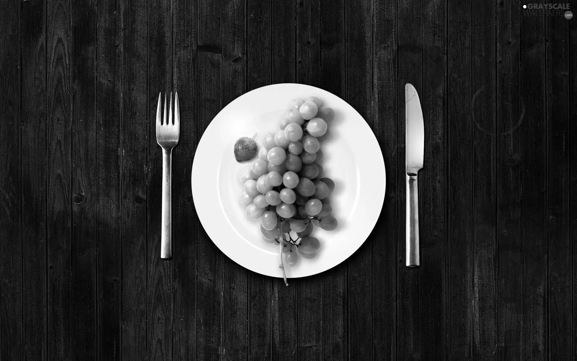 fruit, grapes, plate