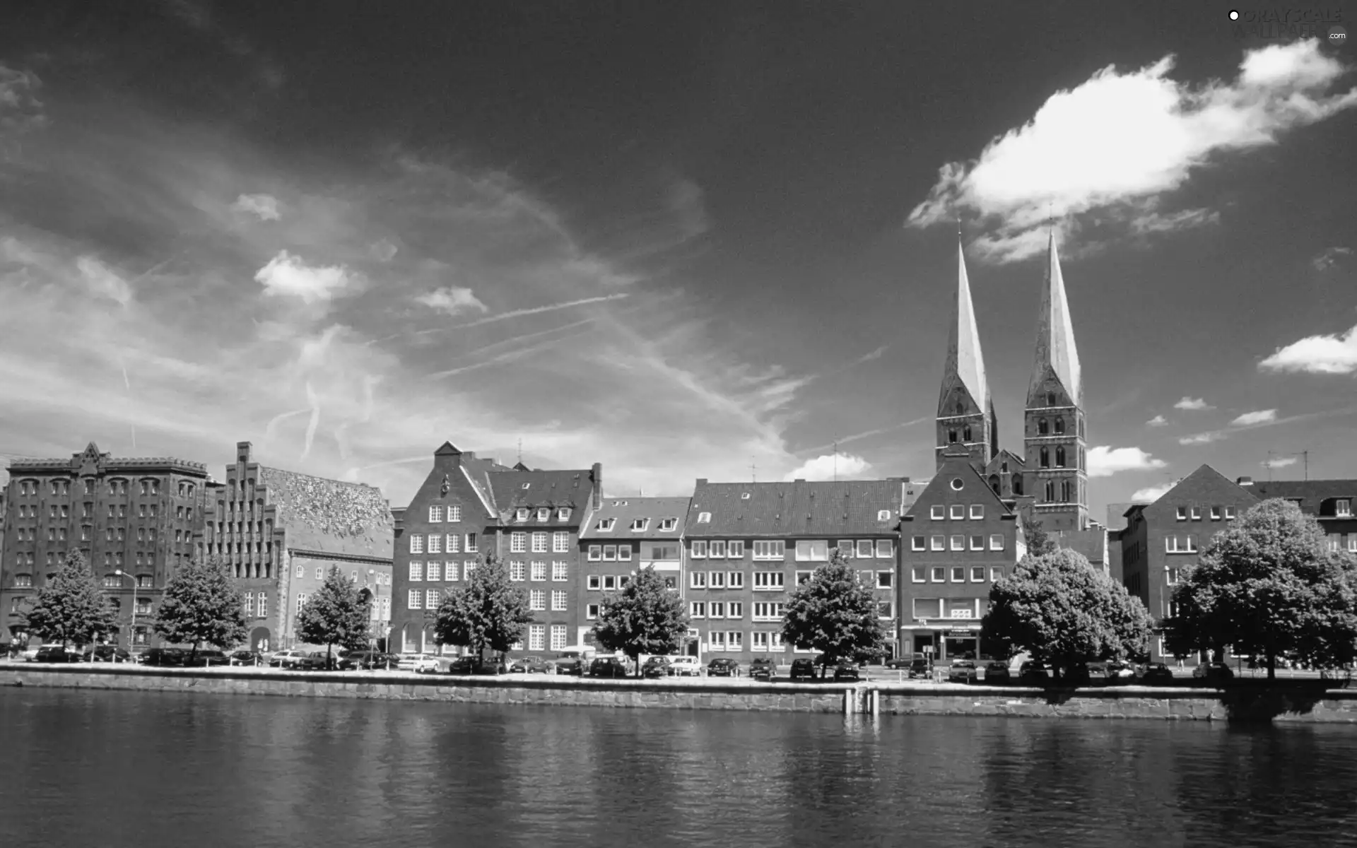 River, Luebeck, Germany, Trave