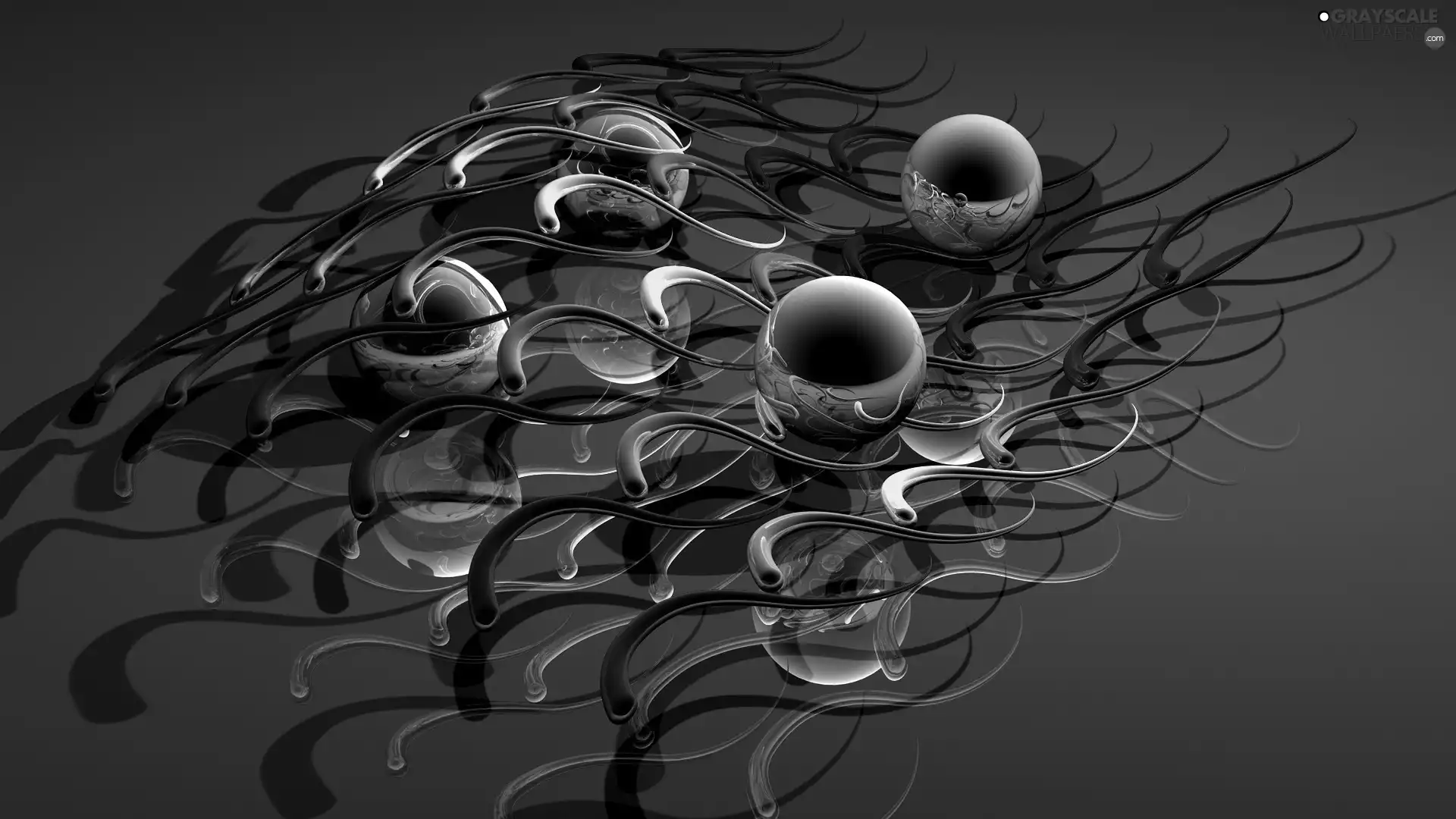3D Graphics, Orbs, abstraction