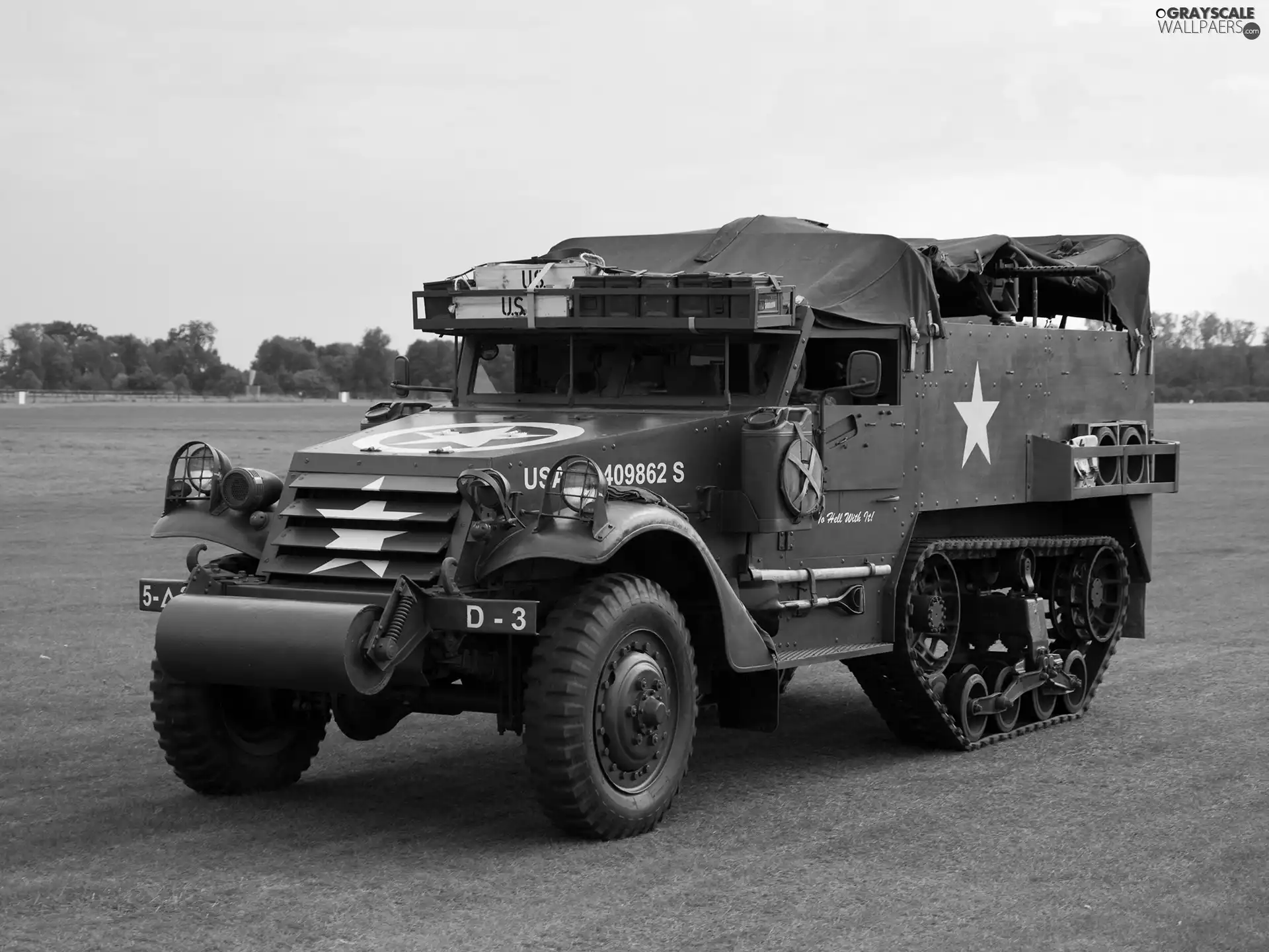 Military truck, special, Half Track, Automobile