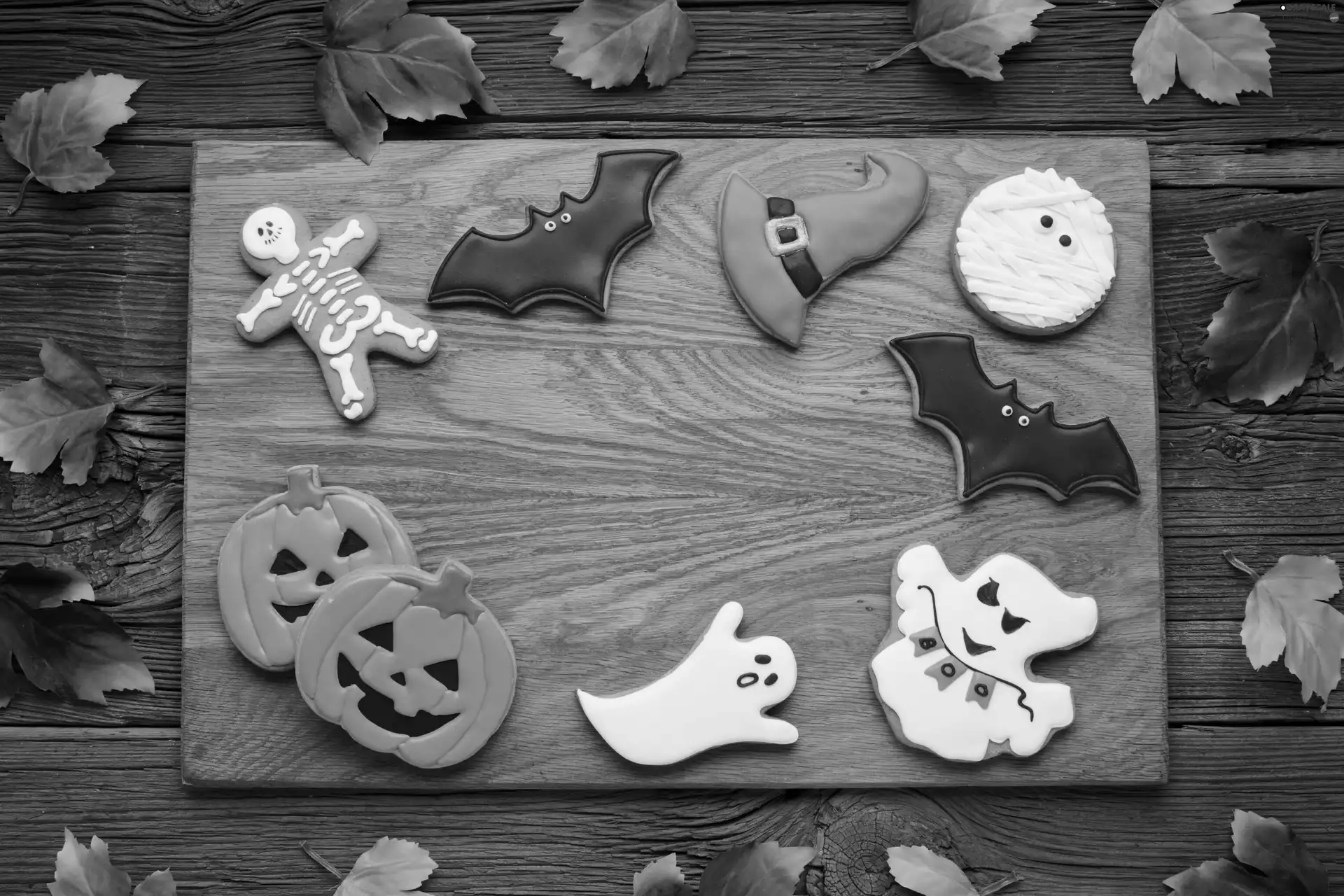 halloween, Cookies, board