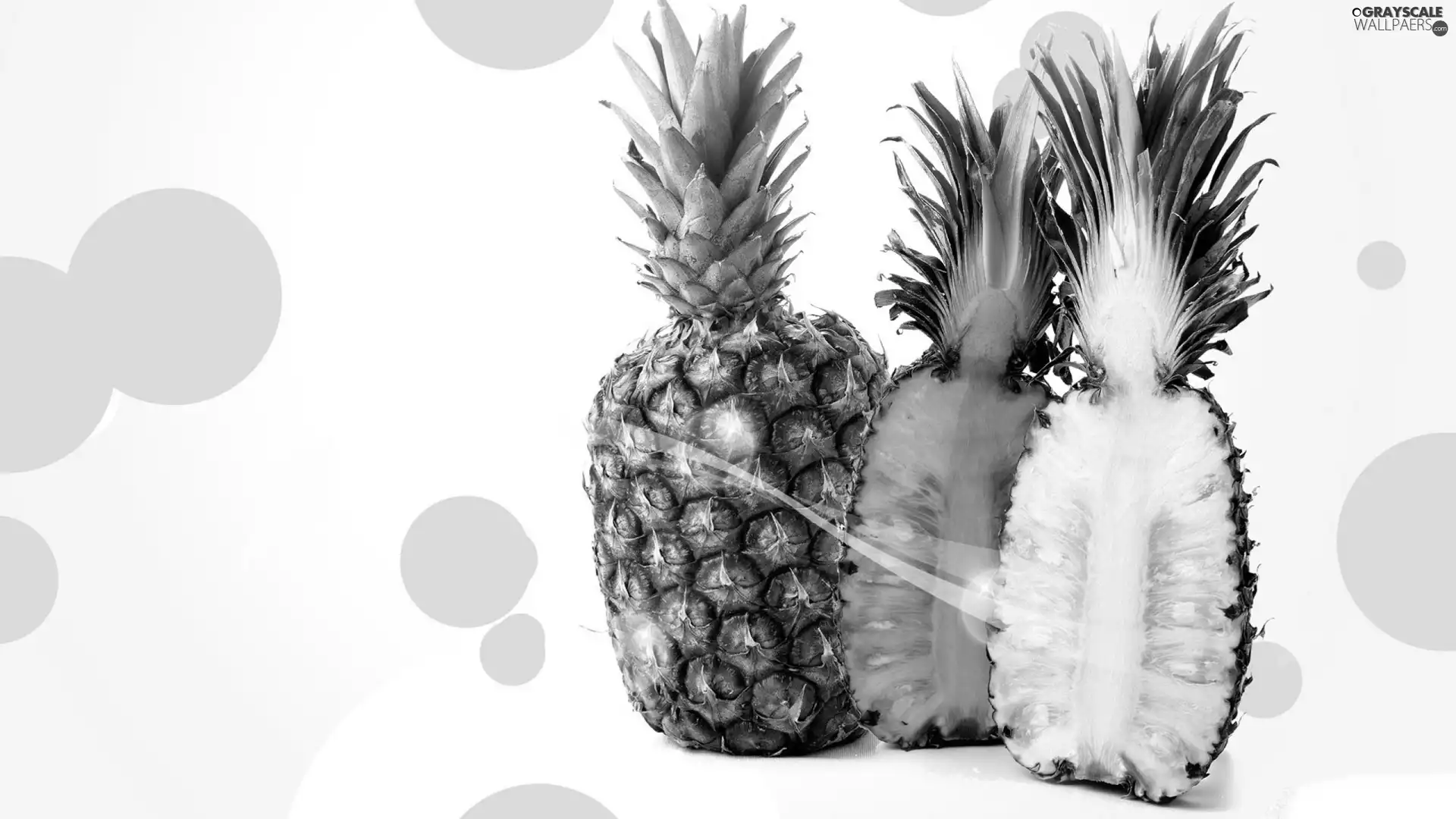 Halves, ananas, Two