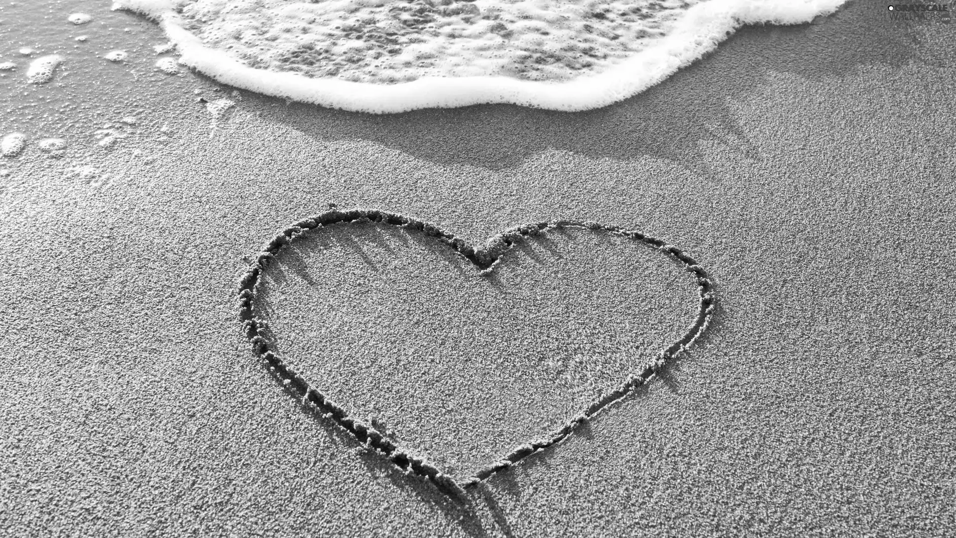 Beaches, Sand, sea, Heart