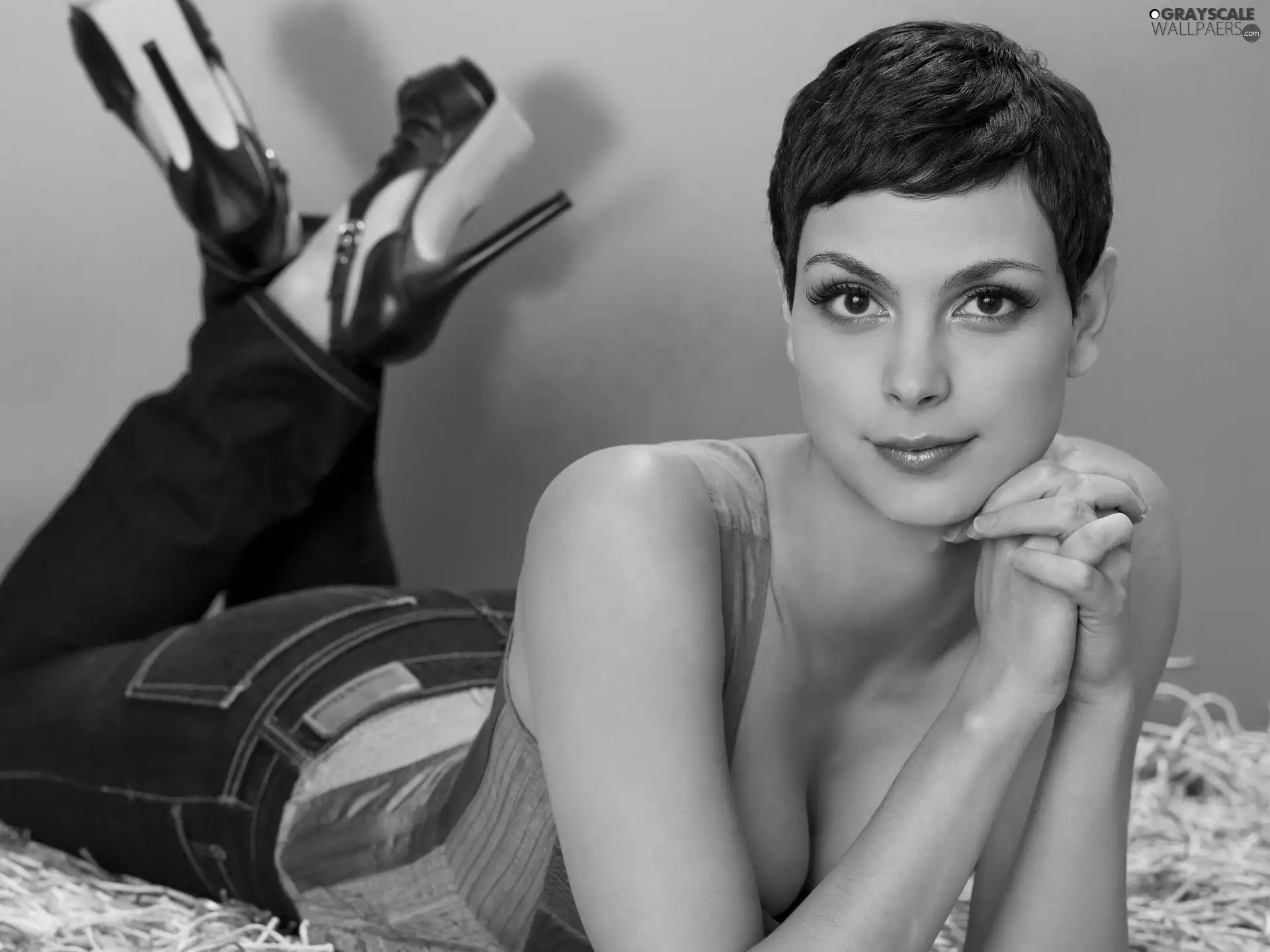 Sexy, jeans, heels, Morena Baccarin