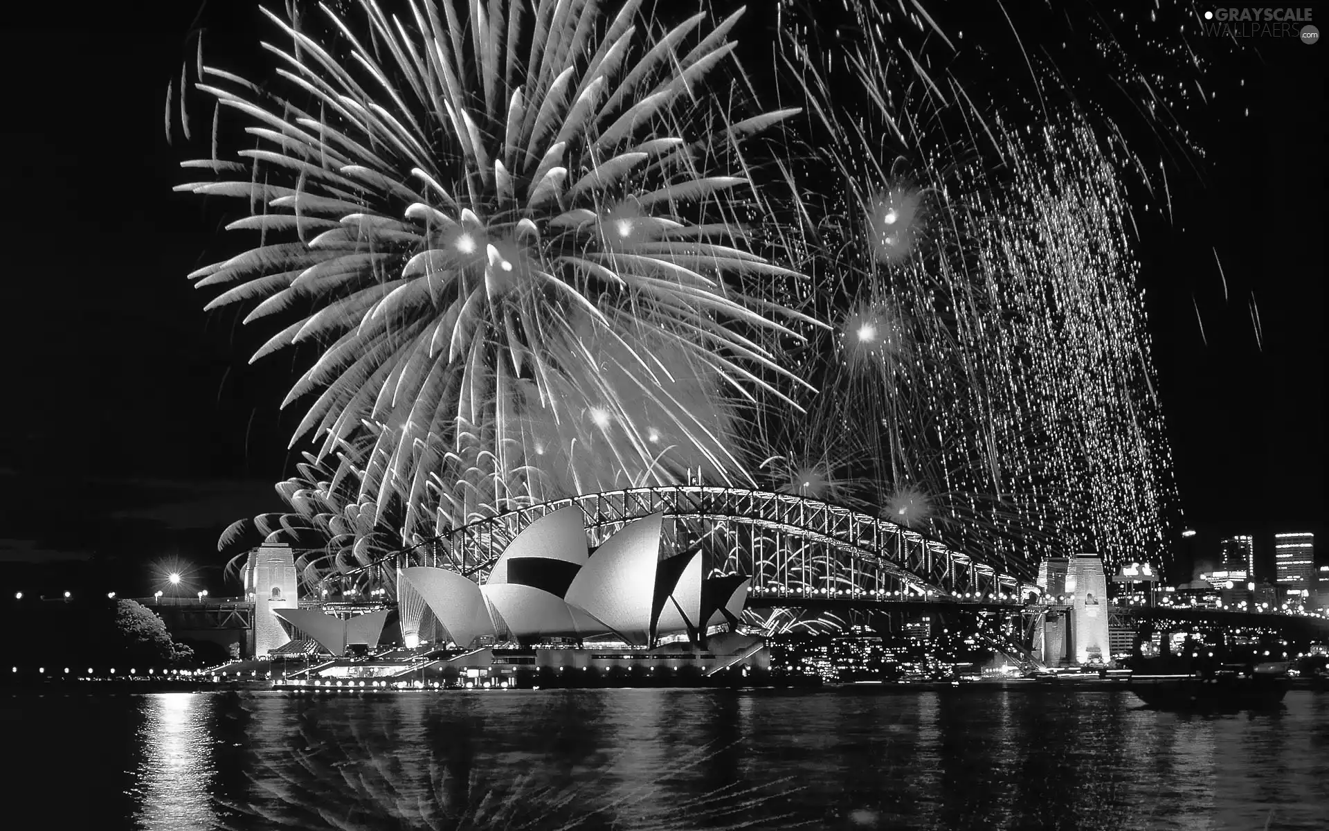 Sydney Harbour Bridge, Sydney Opera House, Sydney, fireworks, Australia