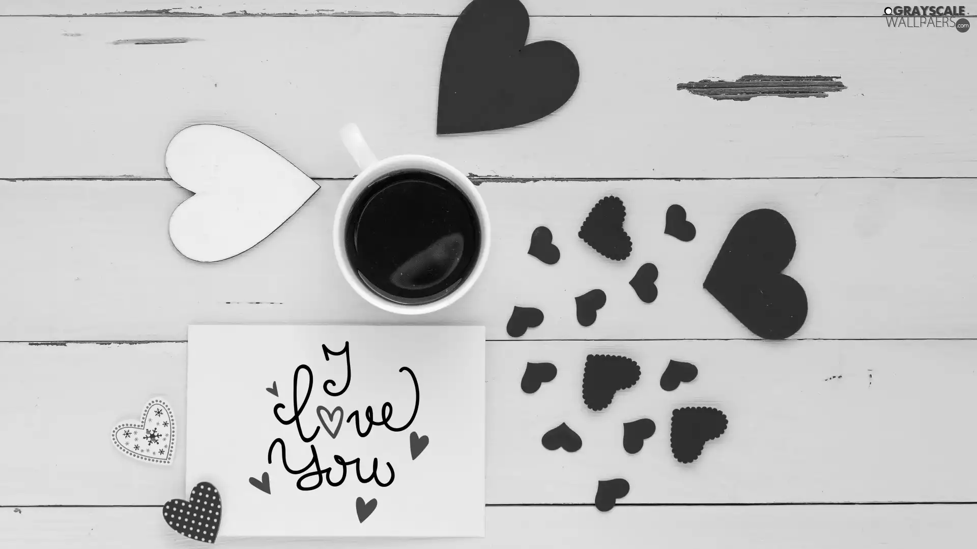 I love you, Cup, boarding, coffee, Red, text, composition, hearts