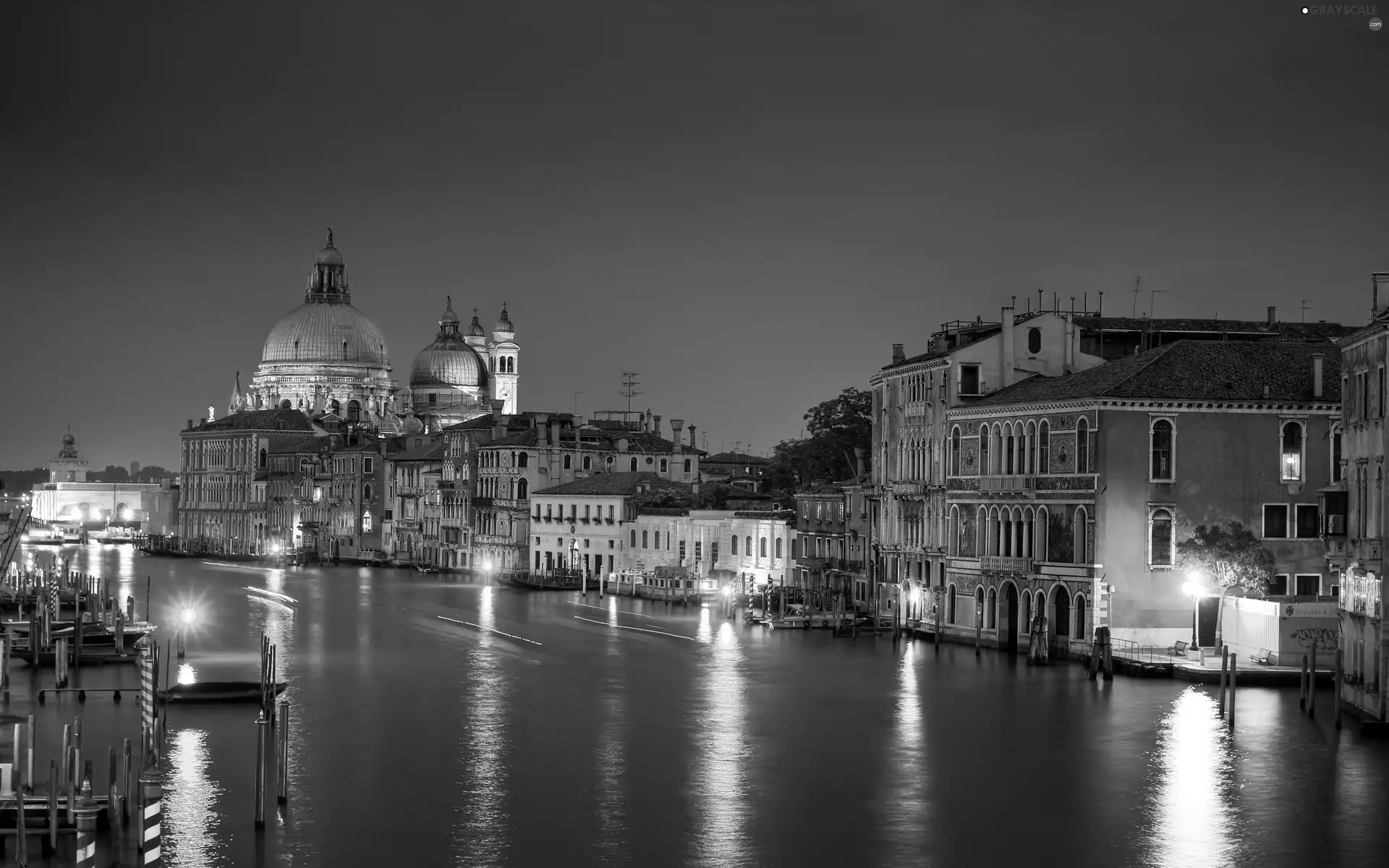 Italy, Venice, Night