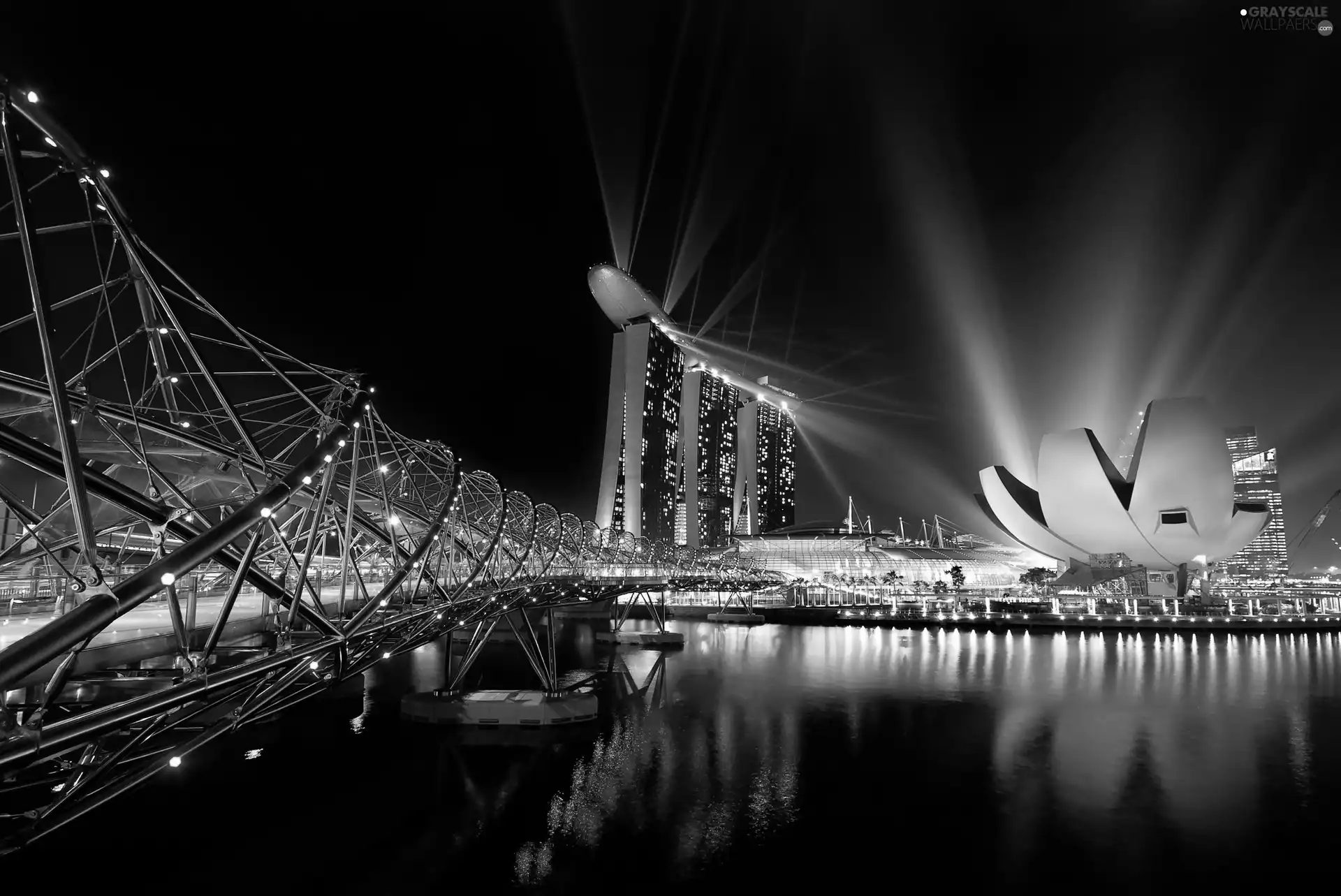 Singapur, Night, light, Town