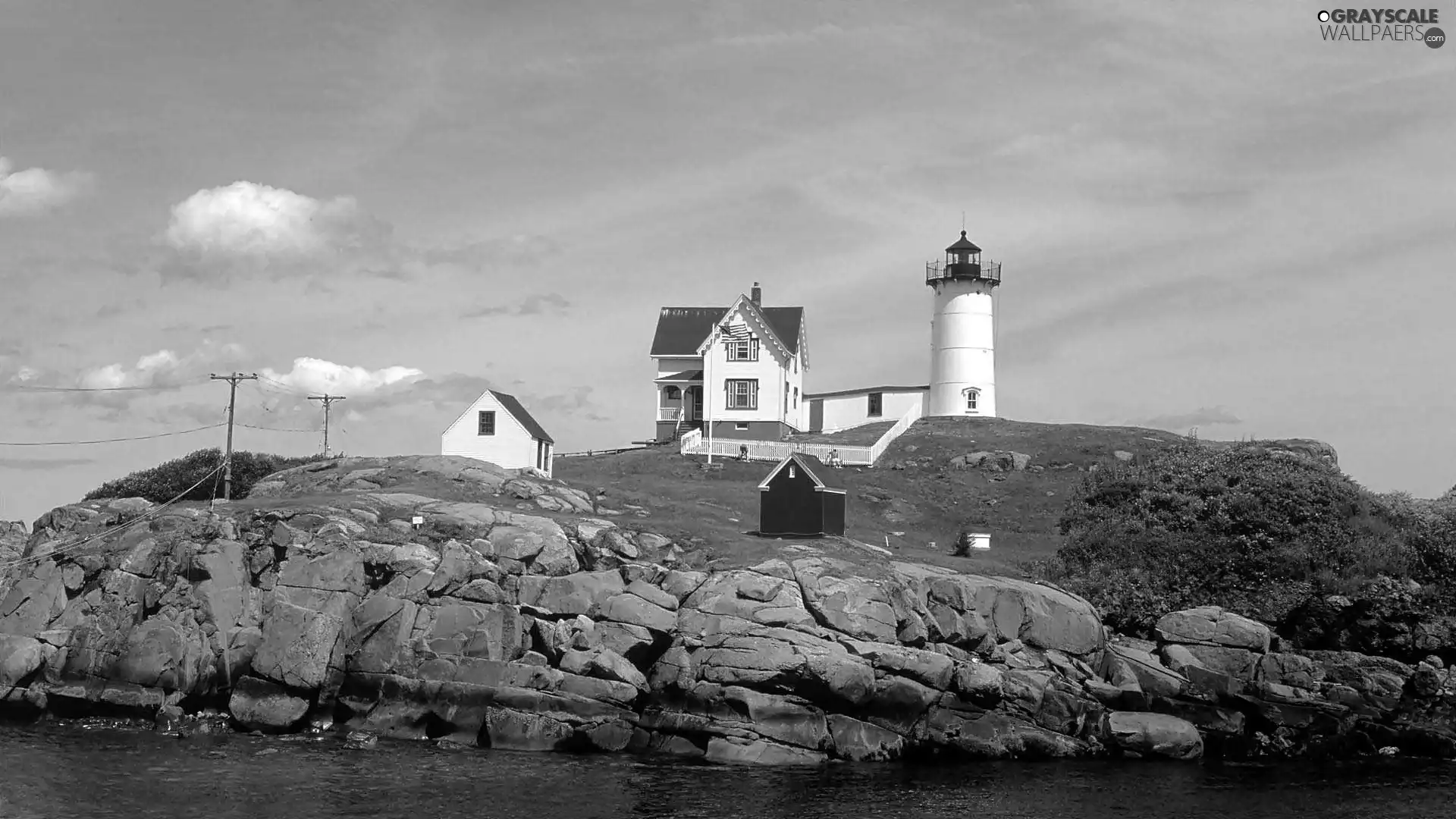 Lighthouse, maritime, Atlantic, Maine, Coast