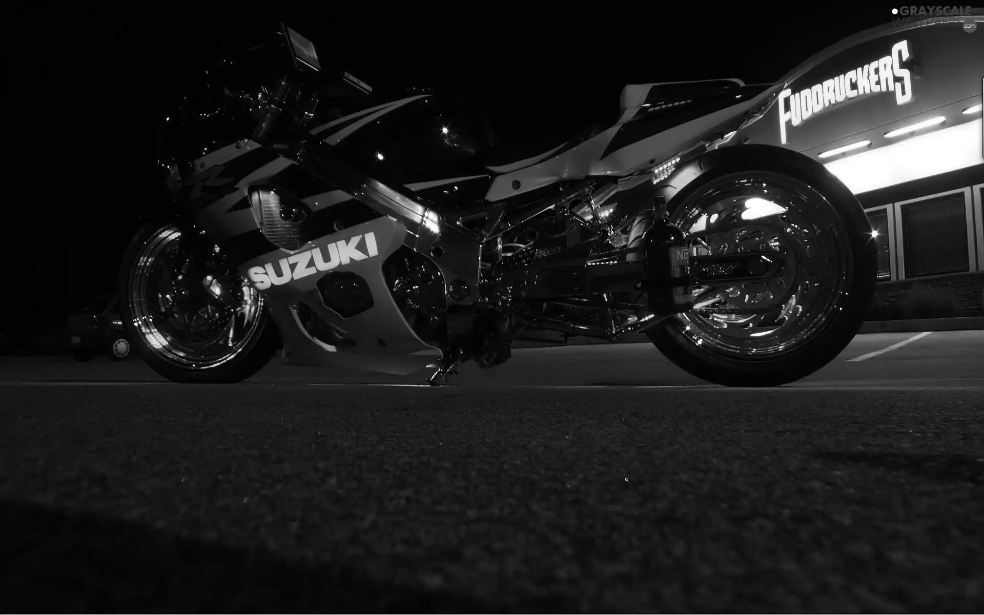 lighting, Motorbike, Suzuki