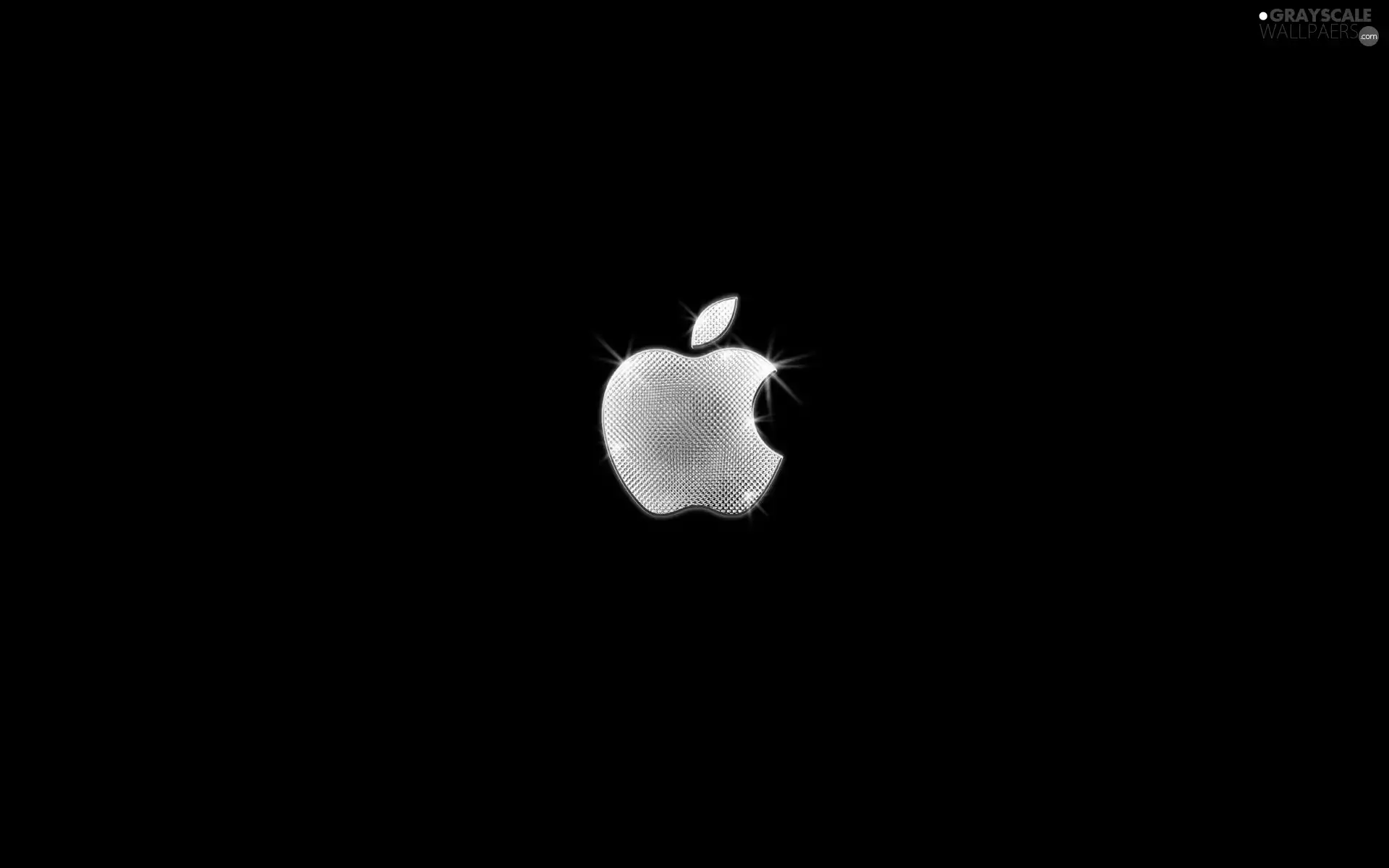 logo, Apple, shiny