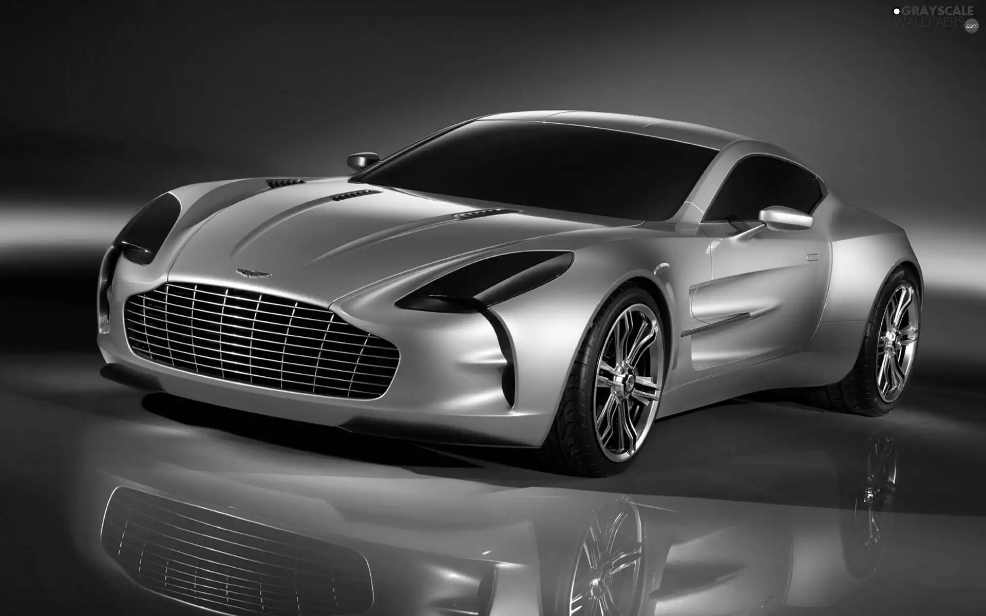 silver, Aston Martin
