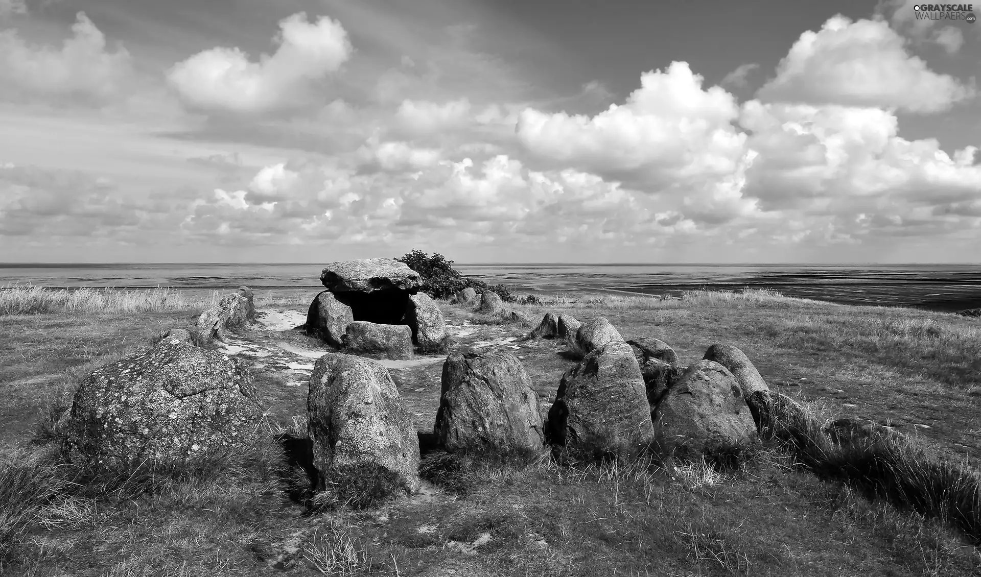 North Sea, Sylt, megaliths, Island