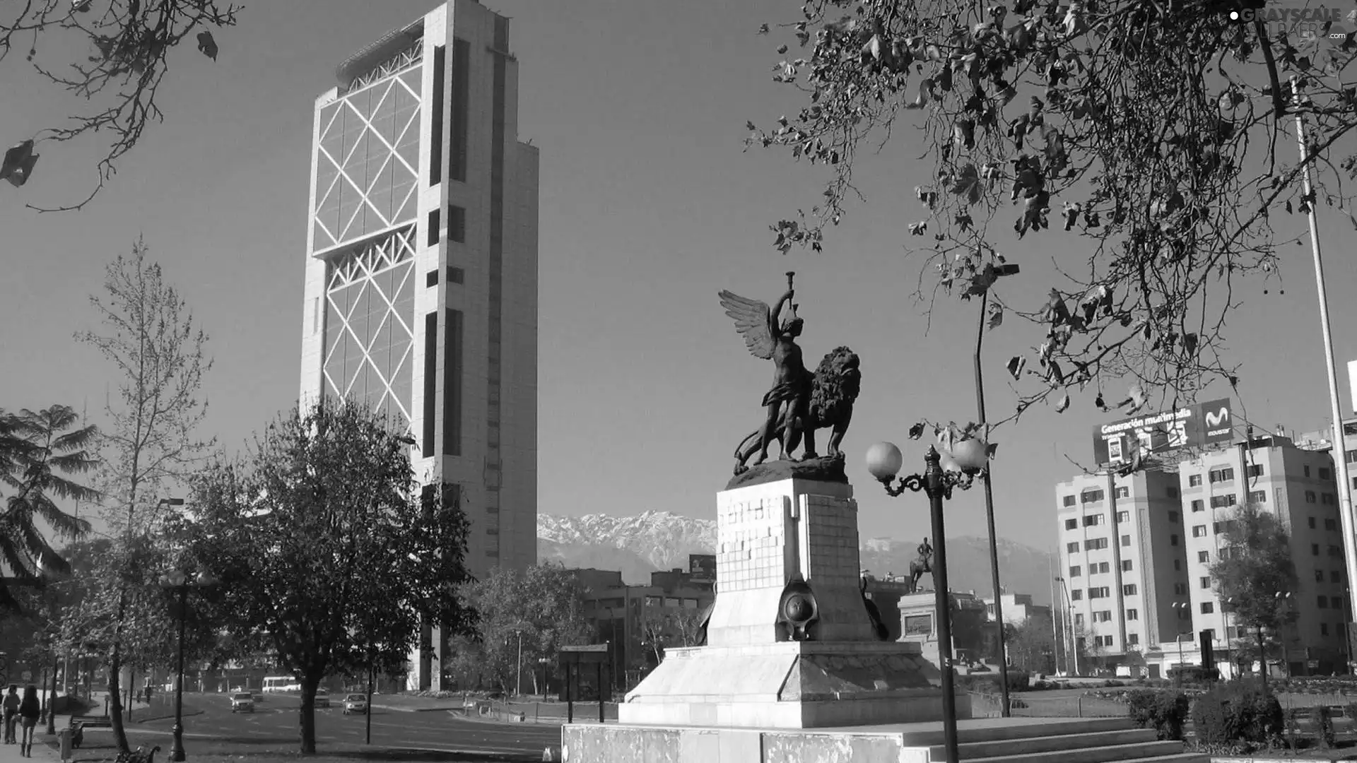 Chile, skyscraper, Monument, Santiago